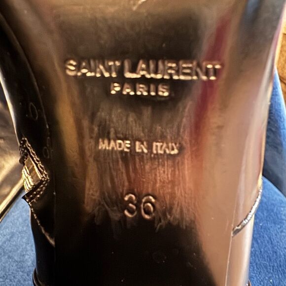 Saint Laurent x Hedi Slimane Fall 2014 “Ketta Studded Babies” Boots EU 36 - Picture 12 of 13